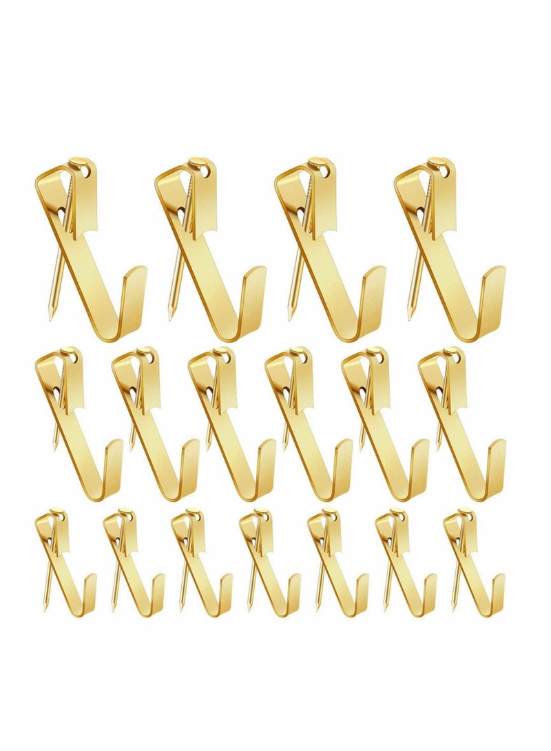 KASTWAVE Wall Hook, 30lbs Picture Hangers, Professional Photo Frame Hooks, Heavy Duty Picture Hanging Kit on Wooden Drywall Hanging Solution Hardware  - Image 1