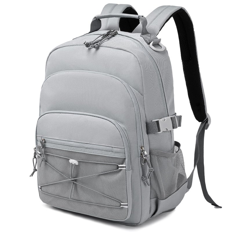 mygreen Girls Boy School Backpack Elementary Middle Bookbag Teenager Waterproof Lightweight 16 Inches Grey - Image 2