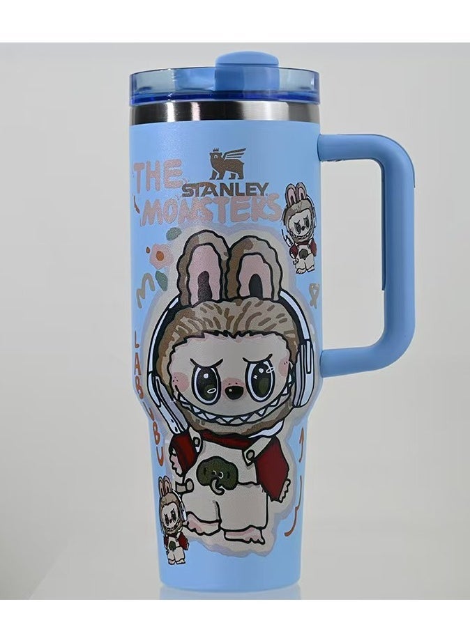 Stanley Labubu Stainless steel vacuum insulated cup ,40oz Insulated Travel Cup, Exclusive Collectible Design