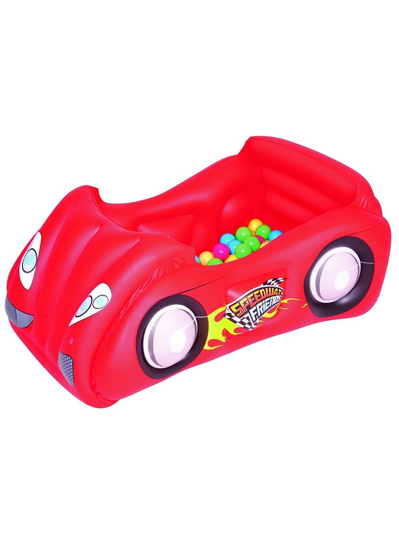 Bestway 52159-Inflatable Race Car And Game Ball Pool Combo, 1.19mx79cmx51cm  - Image 2
