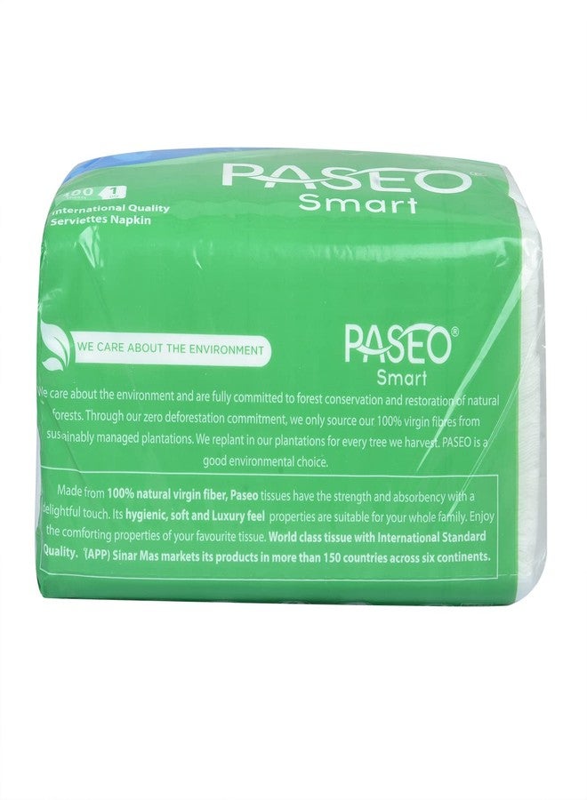 Paseo Smart Extra Soft 30 x 30 cm Tissue Paper Napkins 100 Pulls - Image 3