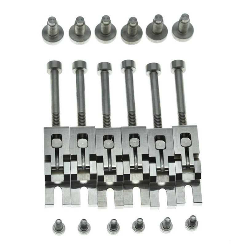 KAISH Guitar Stainless Steel Double Locking Tremolo Bridge Saddles and Screws for Floyd Rose Tremolos - Image 2