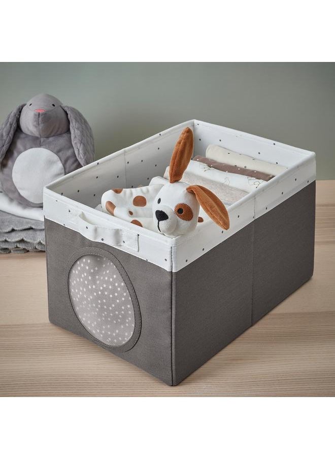 Beauenty Box, grey/dotted white, 25x37x22 cm  - Image 5