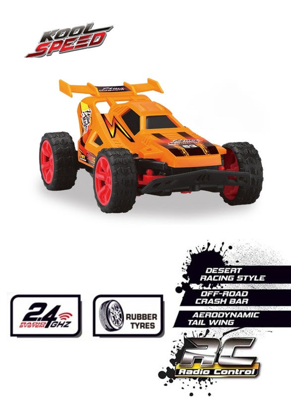 gearbox Kool Speed 1:24 R/C Dune Blasters Buggy Remote Control Off Road Toys For Kids  3 Years+ (Orange) - Image 2