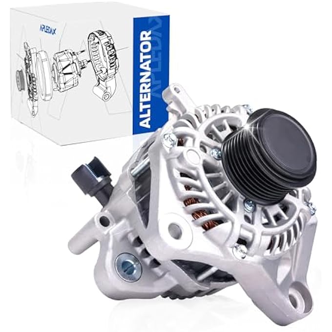 APLEDAX Upgraded High Output Alternator 31100-5A2-A02 For/Honda Accord 2.4L L4 2013-2017 110A 12V CW 7-Groove Pulley 31100-5A2-A02 A5TL0581 AHGA88 AMT0277 40048179 - Image 1