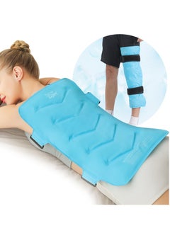 KASTWAVE Full Back Ice Pack for Injuries Reusable Large Gel Ice Wrap, Cold Compress Therapy for Ice Pads for Injuries, Swelling, Bruises & Sprains (13”x21”,  XXL)  - Image 1