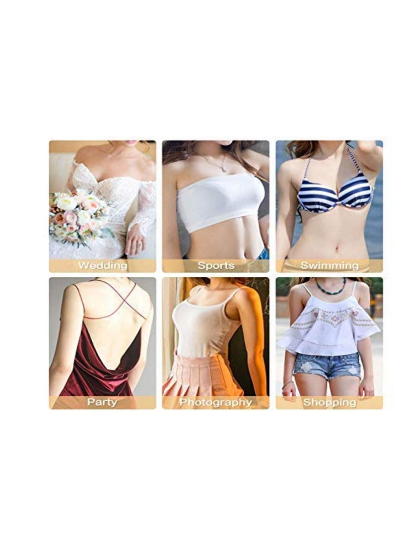 Glamroot Women's Reusable Adhesive Stick on Bra Pad Petals Nipple Cover/Stickers/Pasties - Image 3
