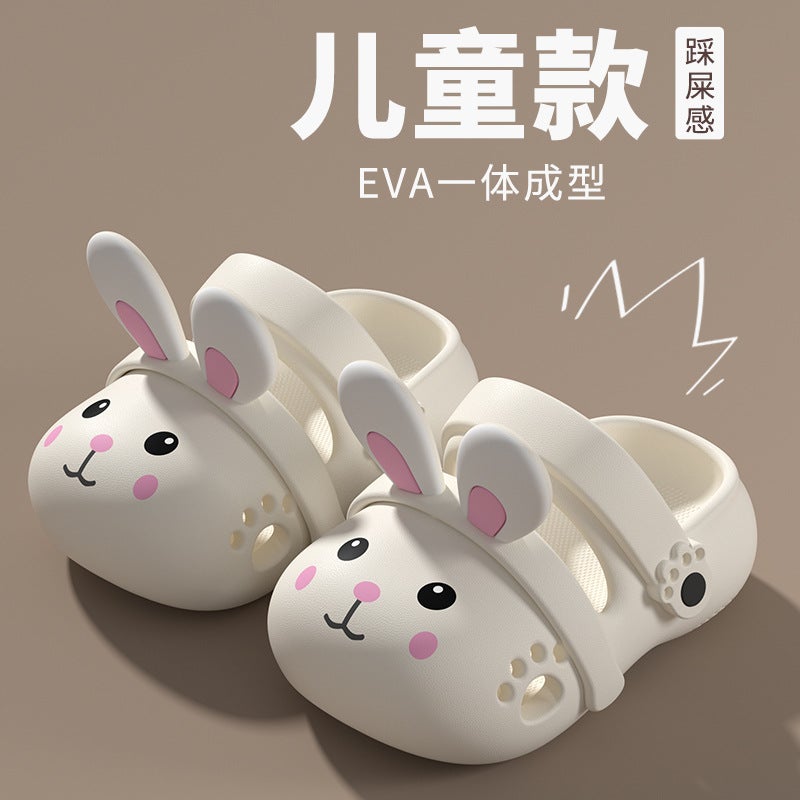 Children'S Sandals And Slippers Summer Cartoon Cute Boys And Girls Baotou Non-Slip Soft Bottom Baby Beach Hole Shoes - Image 3