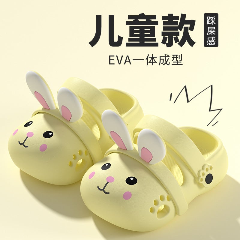 Children'S Sandals And Slippers Summer Cartoon Cute Boys And Girls Baotou Non-Slip Soft Bottom Baby Beach Hole Shoes - Image 4