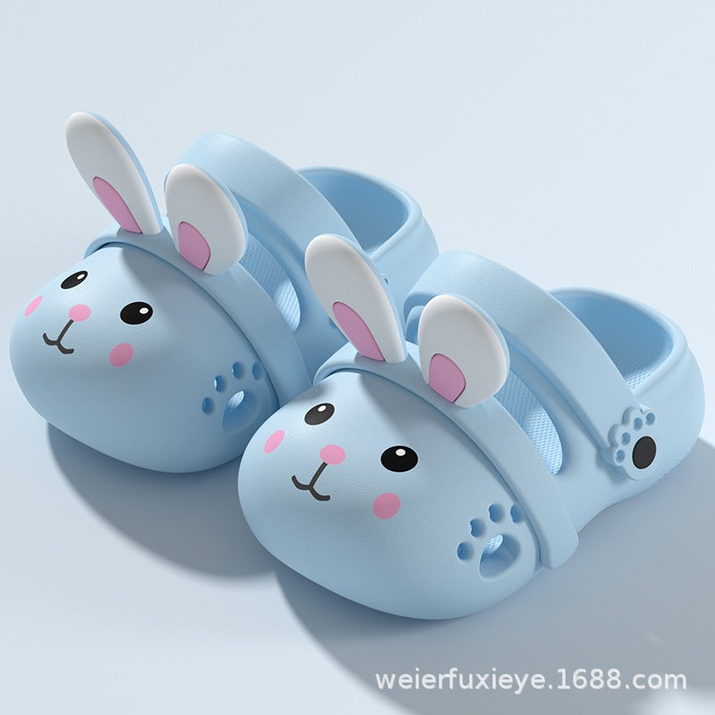 Children'S Sandals And Slippers Summer Cartoon Cute Boys And Girls Baotou Non-Slip Soft Bottom Baby Beach Hole Shoes - Image 1