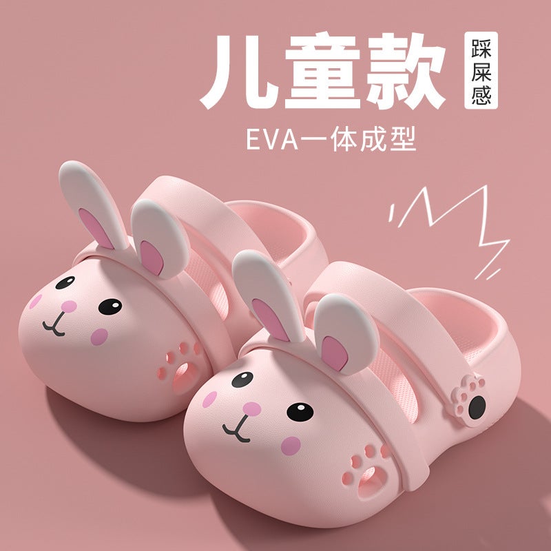 Children'S Sandals And Slippers Summer Cartoon Cute Boys And Girls Baotou Non-Slip Soft Bottom Baby Beach Hole Shoes - Image 2