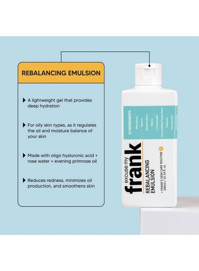 innerest [Excuse My Frank Rebalancing Emulsion Gel Moisturizer For Face 300 Ml / 10.14 Fl.Oz.| Emulsion For Dry Skin | Balancing & Nourishing & Hydrating Emulsion I Korean Skincare - Image 4