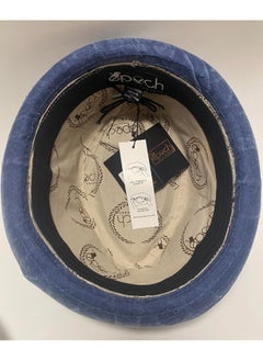 Epoch Men'S Casual Vintage Style Washed Cotton Fedora Hat (Us, Alpha, Small, Medium, Navy-F2232)  - Image 4