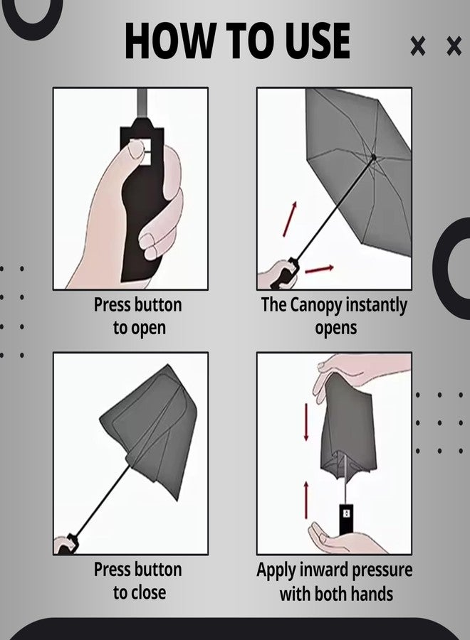 Robustt Wind Resistant Waterproof Umbrella - Red (Pack of 10) | Auto Open & Close Mechanism | Lightweight & Compact | Heavy Duty | Travel- Friendly - Image 3