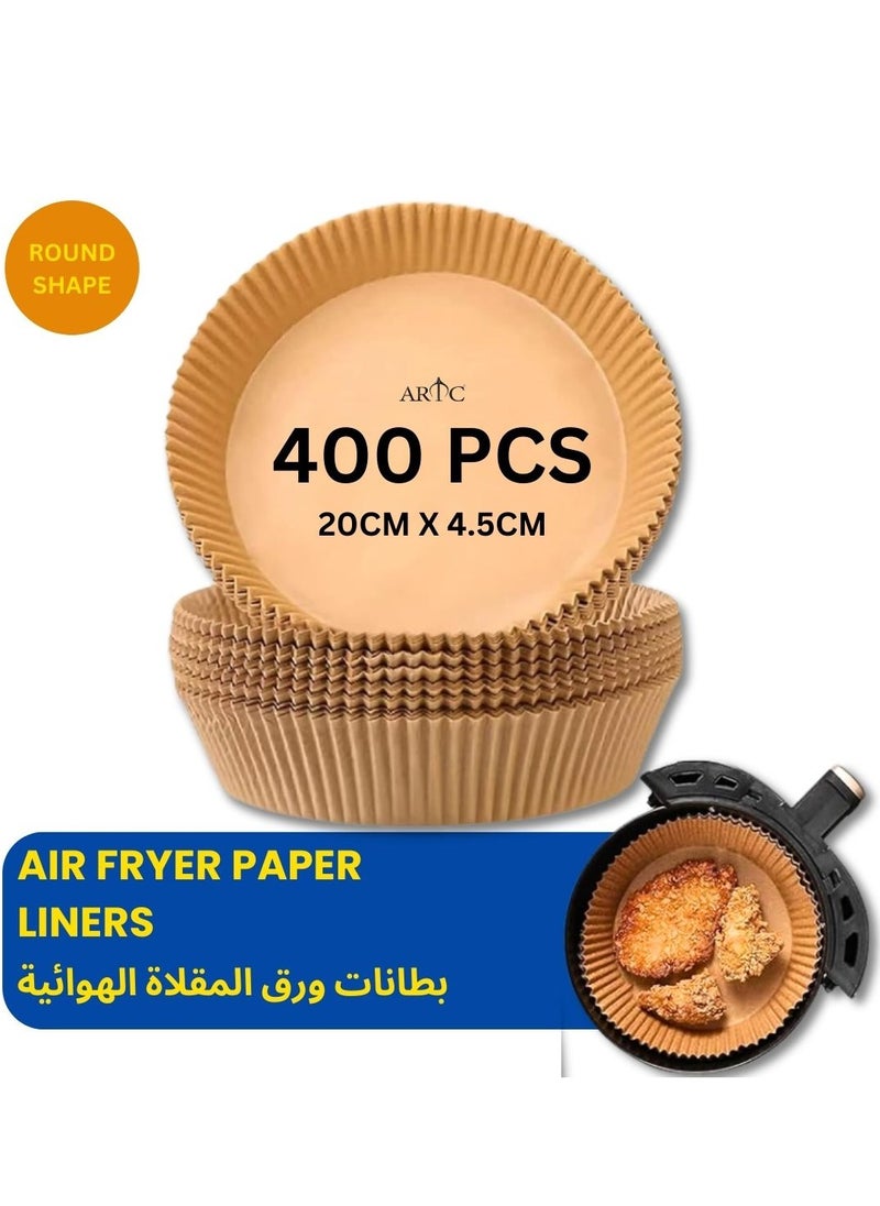 ARTC ARTC Air Fryer Disposable Food Grade Paper Liner And  Non-Stick Oil Resistant Microwave And Oven Parchment For Baking And Roasting Round Shape 20cm  - Image 4