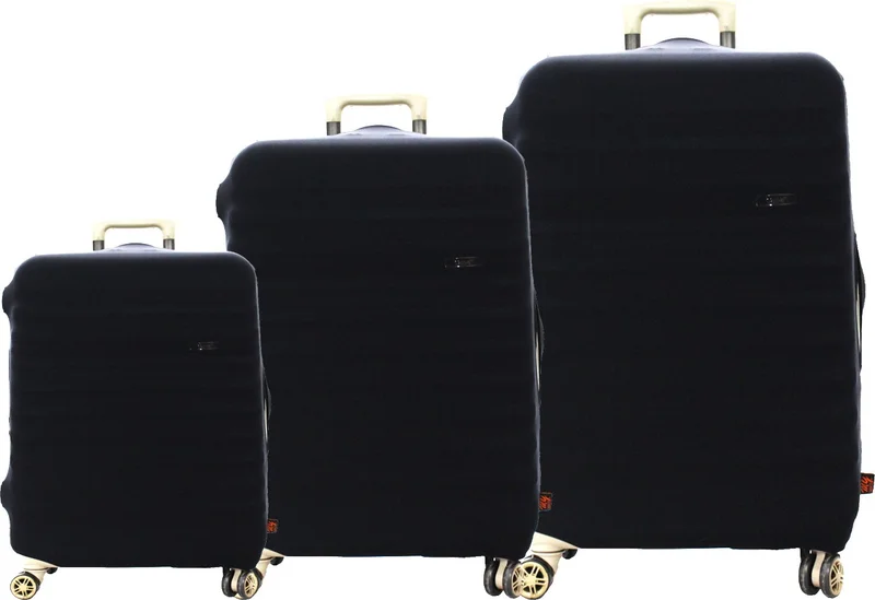 My Saraciye Luggage Cover Suitcase Cover Large Medium Cabin Size Case Set Black