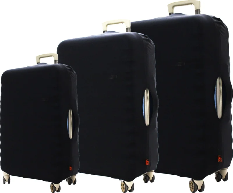 My Saraciye Luggage Cover Suitcase Cover Large Medium Cabin Size Case Set Black