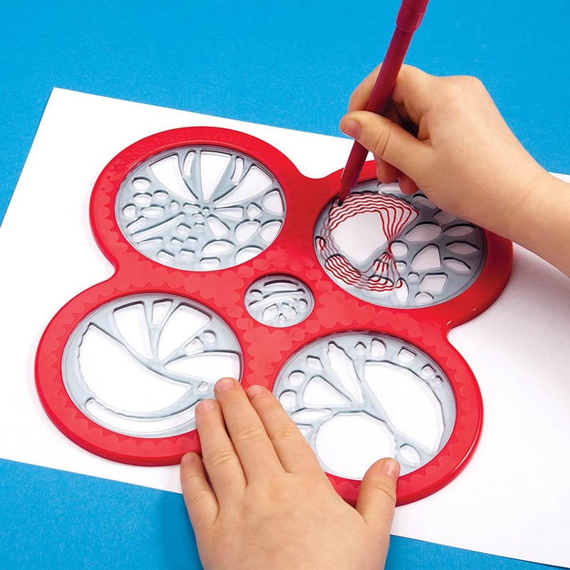 Spirograph – Cyclex Set – Art Kit – Rotating Stencil Wheel Creates Countless Designs – For Ages 8+ - Image 3