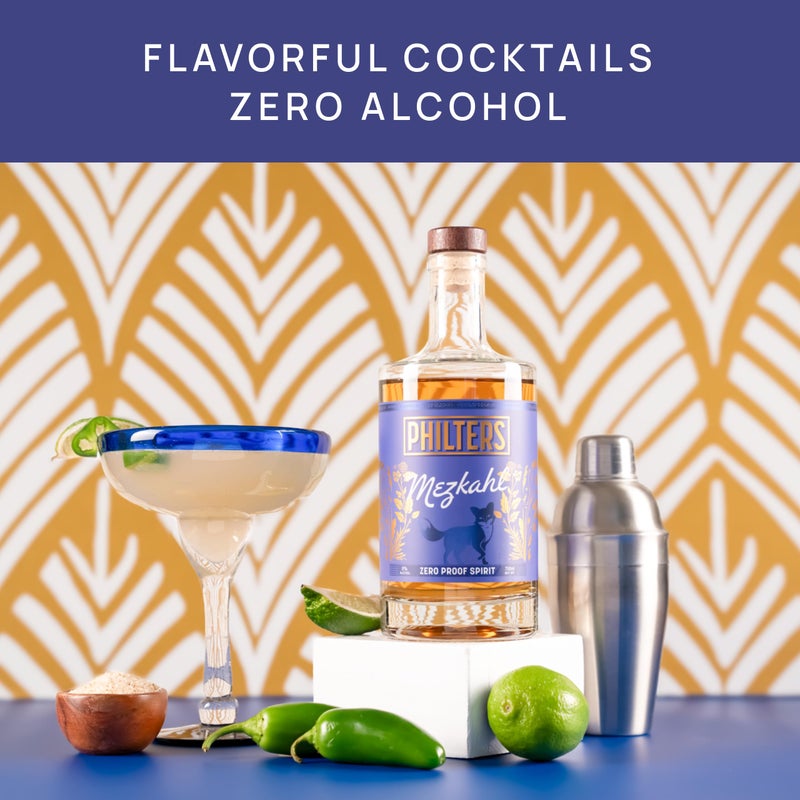 Philters Non-Alcoholic Mezkahl, Zero Proof Mezcal Spirit, Alternative Drink Made in USA, All Natural Flavors, 25 Fl Oz - Image 5