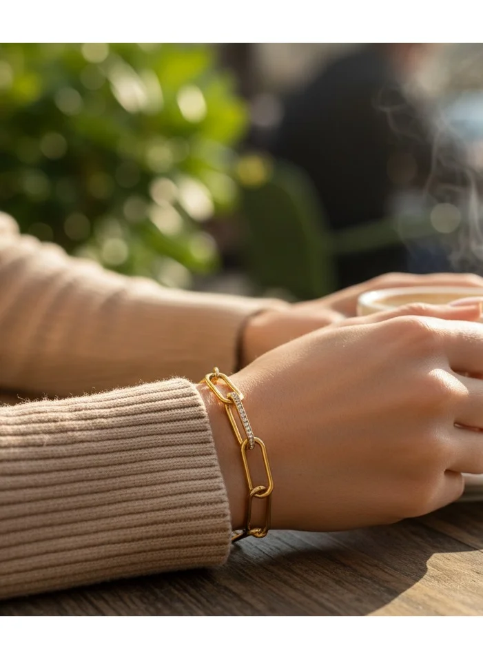 Liu Jo Liu Jo Loop Chains Gold Bracelet - LJ2336