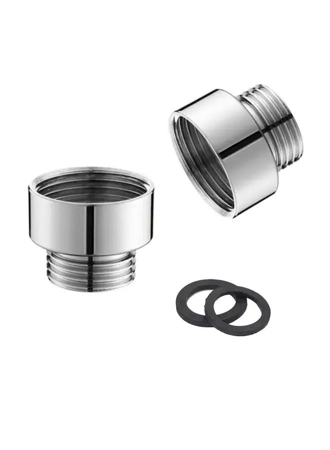 2pcs Brass Faucet Aerator Adapter G1 2 Male To G3 4 Female For Washing Machine Dishwasher - Image 1