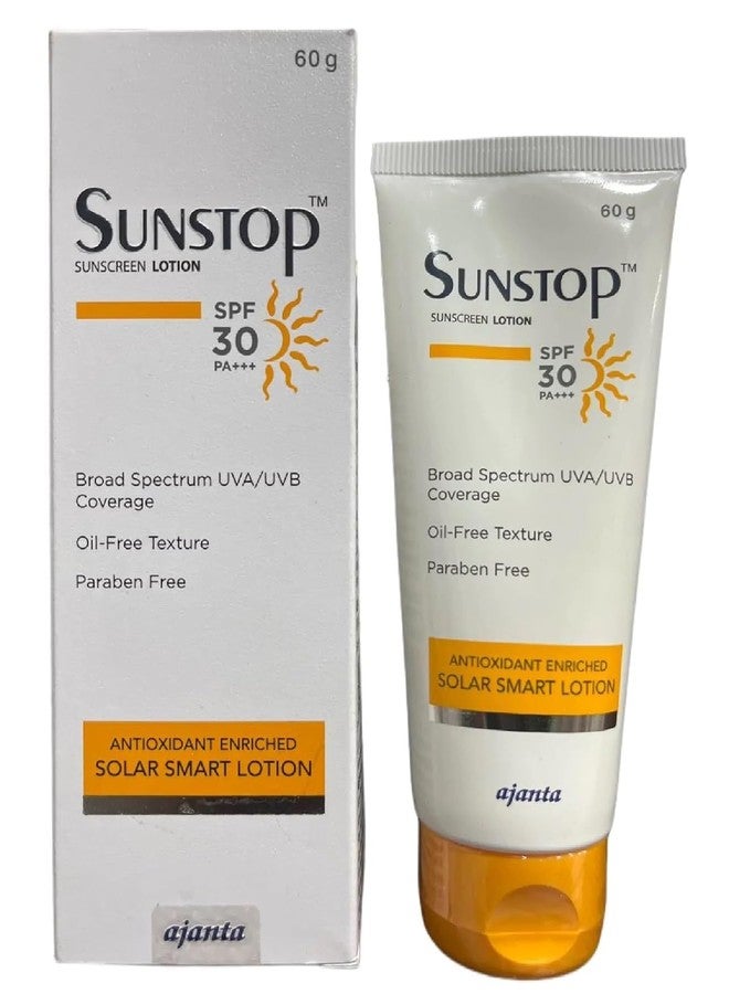 BREEMETIC Sunstop spf 30 sunscreen Lotion 60gm (PACK 1) - Image 1