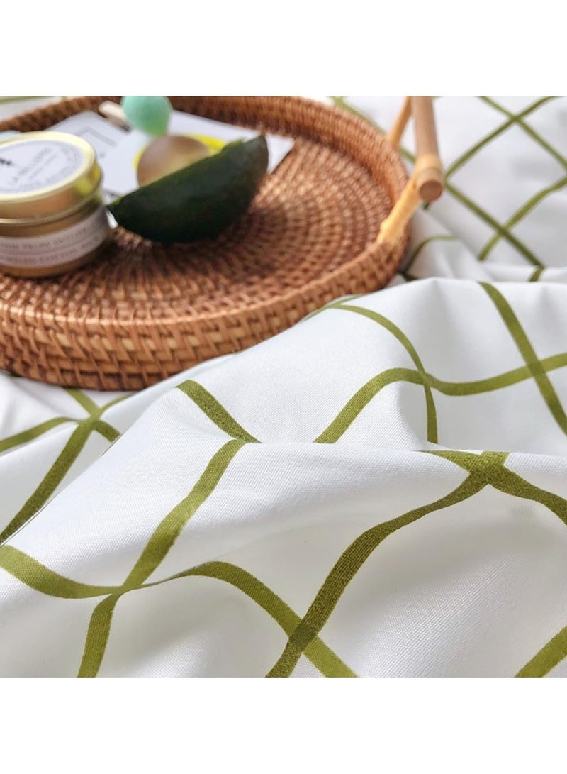 عام “طقم ملاءات من 4 قطع، مجموعة أغطية لحاف ناعمة من القطن، بدون لب، تحتوي على 1 غطاء لحاف بحجم 200 * 230 سم و1 ملاءة و2 غطاء وسادة.” - Image 5