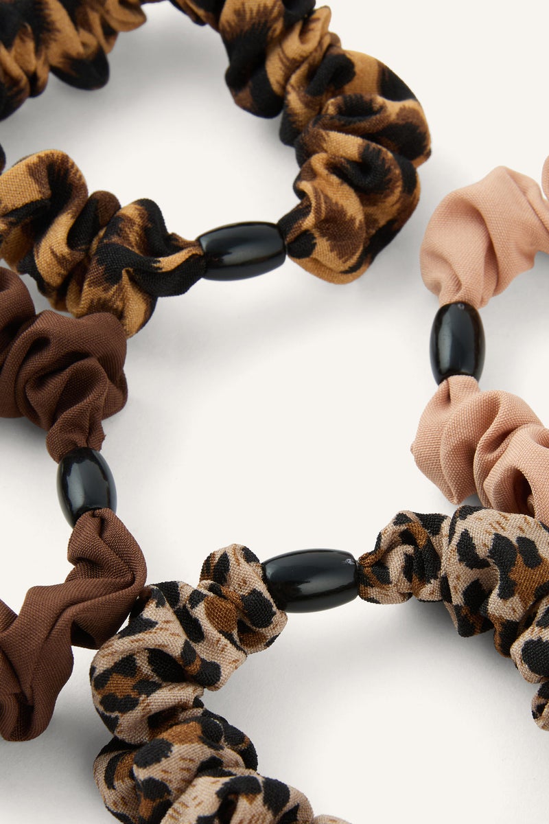 DeFacto Multicolour Woman Leopard Print 4 Piece Hair Clips Casual - Image 3