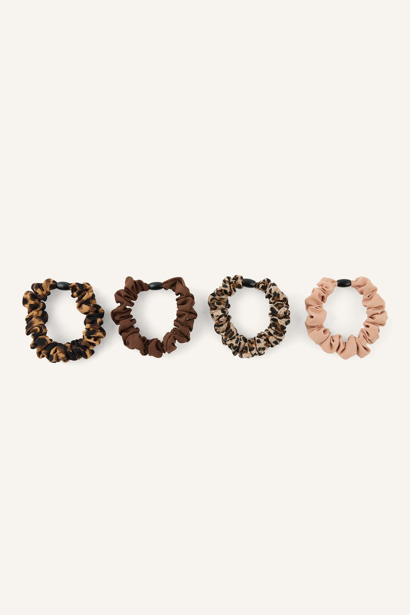 DeFacto Multicolour Woman Leopard Print 4 Piece Hair Clips Casual - Image 1