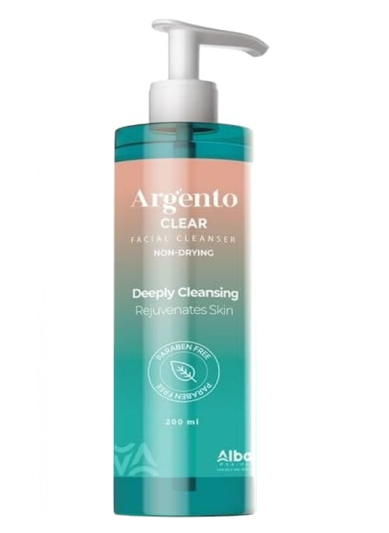 ARGENTO Clear Facial Cleanser For Oily & Mixed Skin Type 200 Ml  - Image 1