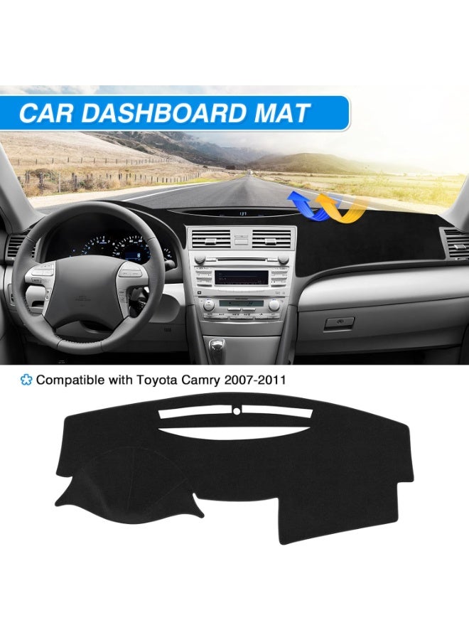 KGL BROSISS Dashboard Cover Mat for Toyota Camry 2007–2011 – Anti-Slip Dash Mat Protector, UV Heat Shield, Sunlight Glare Reduction Pad - Image 2