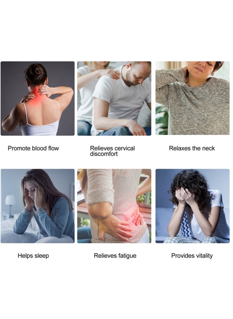 Loquat Heated Neck Massager 6 Gears Hot Compress TENS Pulse Relieve Fatigue Muscle Relax Cervical Spine Massager - Image 5