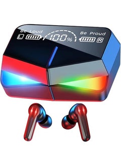 M28 Wireless Earbuds TWS Bluetooth 5.1 Earphones Touch Control Headphones Microphone Mirror Screen Mini LED Display Excellent Sound Ensure Fast & Stable Connection Waterproof | AD