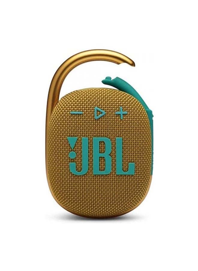 JBL Clip 4 Bluetooth Speaker Yellow - Image 1
