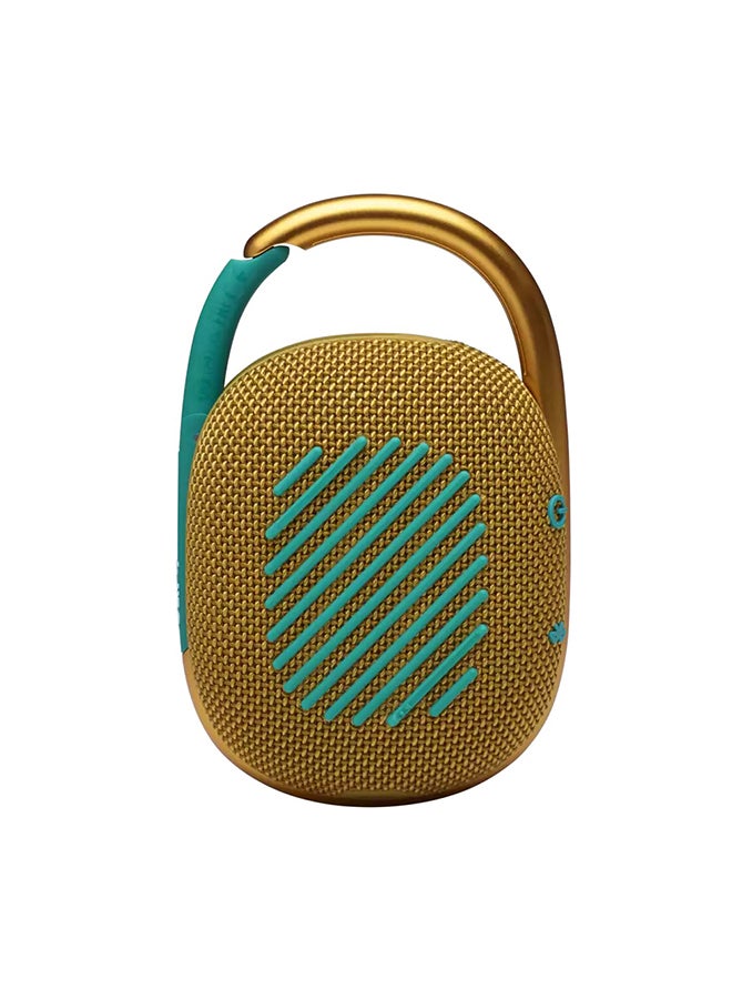 JBL Clip 4 Bluetooth Speaker Yellow - Image 3