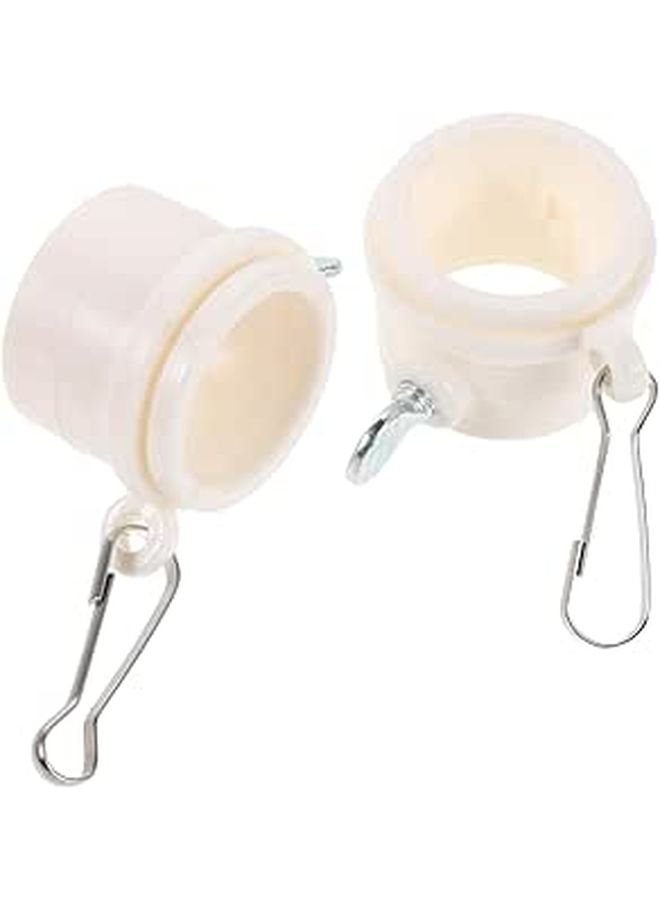 Flag Pole Rings Clips Weather Resistant Rotating Flagpole Swivel Mounting Replacement Parts Outdoor Display 1 Set - Image 1