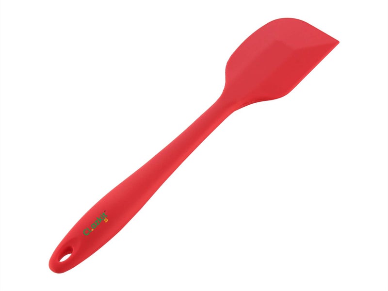 Clazkit - YH547 Premium Silicone Non-Stick Heat Resistant Spatulas with Steel Core Kitchen Utensils Non-Stick for Cooking, Baking and Mixing, 27cm,Red - Image 5