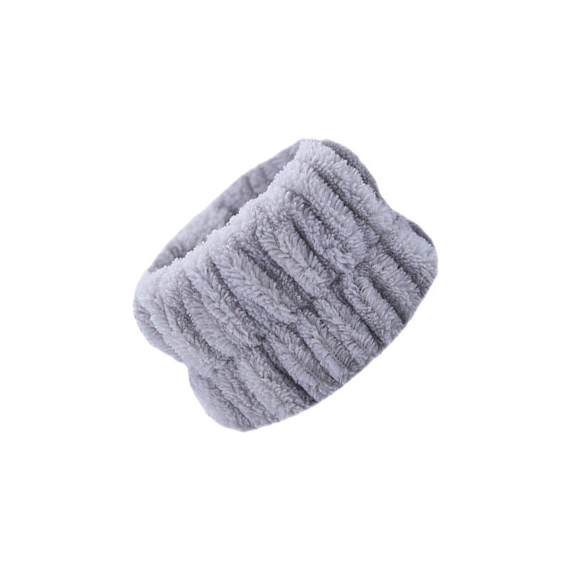 Generic Wash Face Hair Belt Wash No More Dripping Moisture-proof Sleeve Wrist Bracer Waterproof Simple Cuff Wrist Band Absorbent Artifact Wrist Band Grey