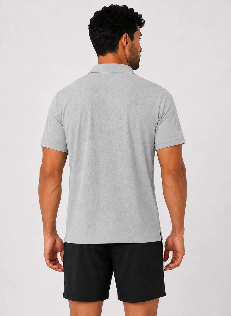 Prima Ace Light Grey Ace Tech Polo Lightweight Light Grey for Men | Best Price UAE