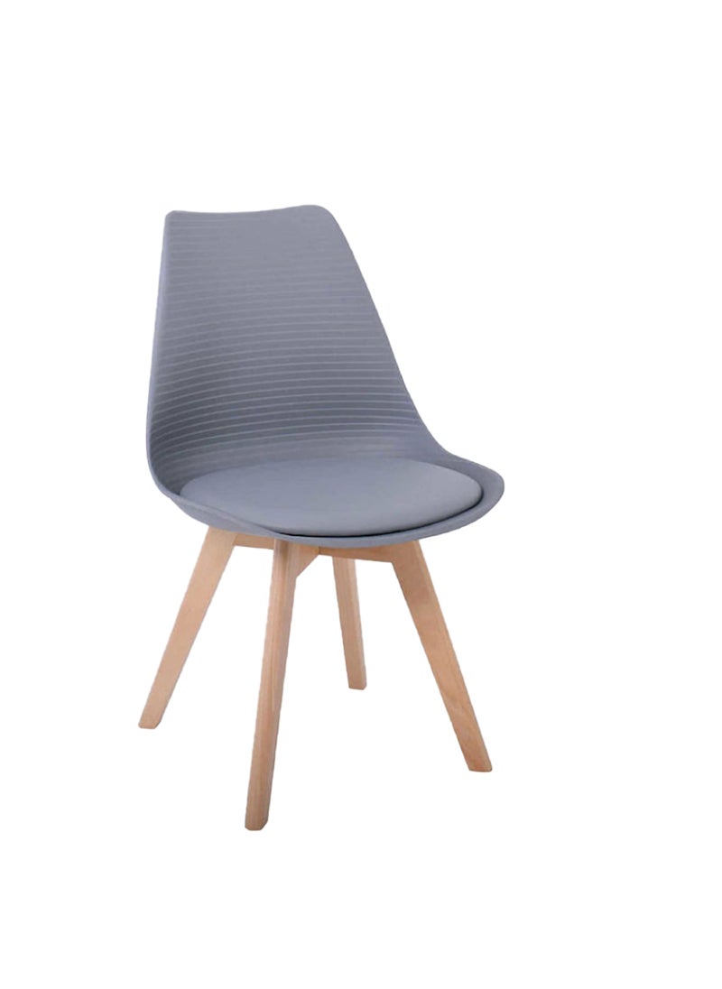 JILPHAR FURNITURE Jilphar Furniture  Modern Dining Chair with Wooden Legs JP1154A  - Image 3