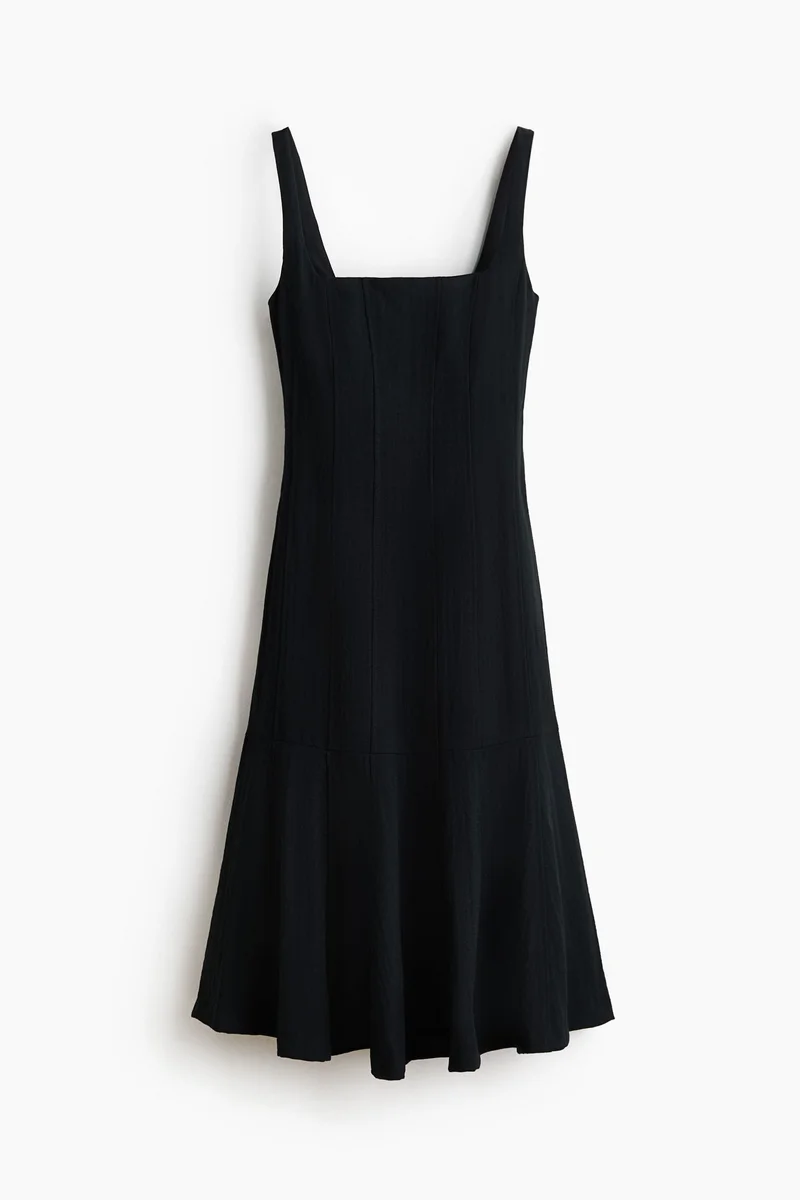H&M  Flared-skirt midi dress for Women | Best Price UAE