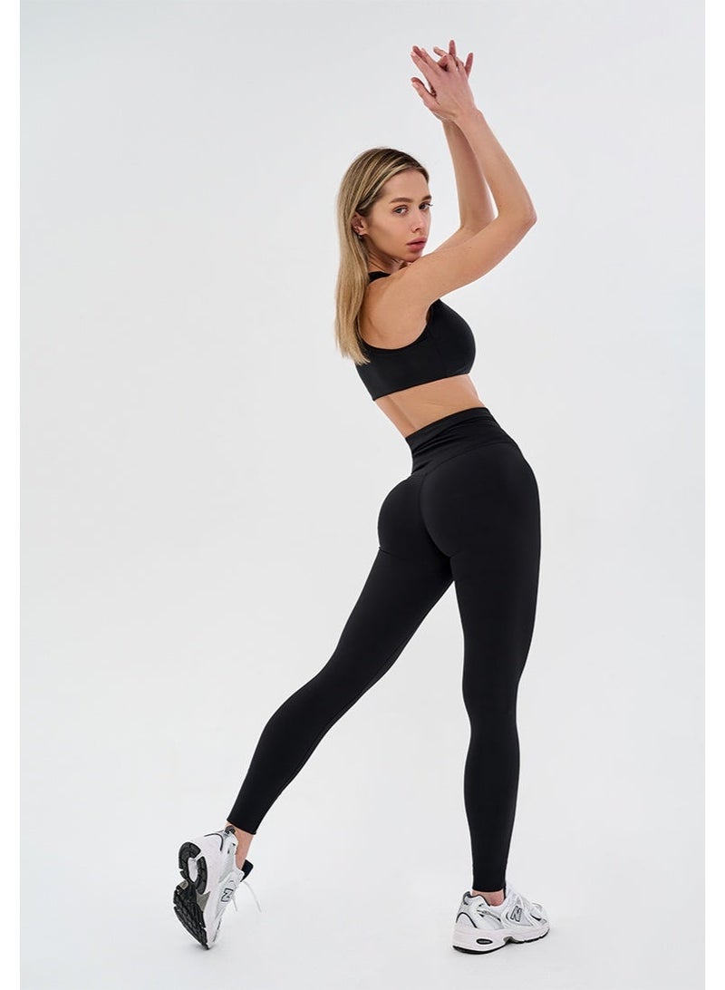 Bona Fide Premium High Waisted Push Up Leggings for Women – Tummy Control Body Shaping Workout Leggings – Unique Design - Image 5