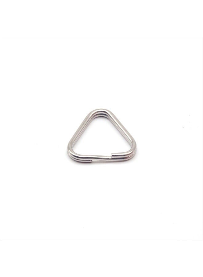 HITHUT 6pcs Camera Eyelet Ring Split Ring Lug Ring Triangle Strap Ring Hook for DSLR RF Mirrorless Camera (Stainless Steel) - Image 3