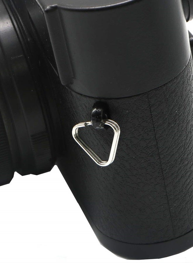 HITHUT 6pcs Camera Eyelet Ring Split Ring Lug Ring Triangle Strap Ring Hook for DSLR RF Mirrorless Camera (Stainless Steel) - Image 5
