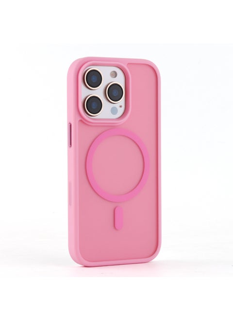 For Iphone 16Promax Skin-sensitive Magnetic Suction Phone Case Smart Touch Button Ai Photo Button For Iphone16-Color:Ai Button-2.0 Skin-feeling Magnetic Shell-pink-Applicable Models:For Iphone 16 Pro Max