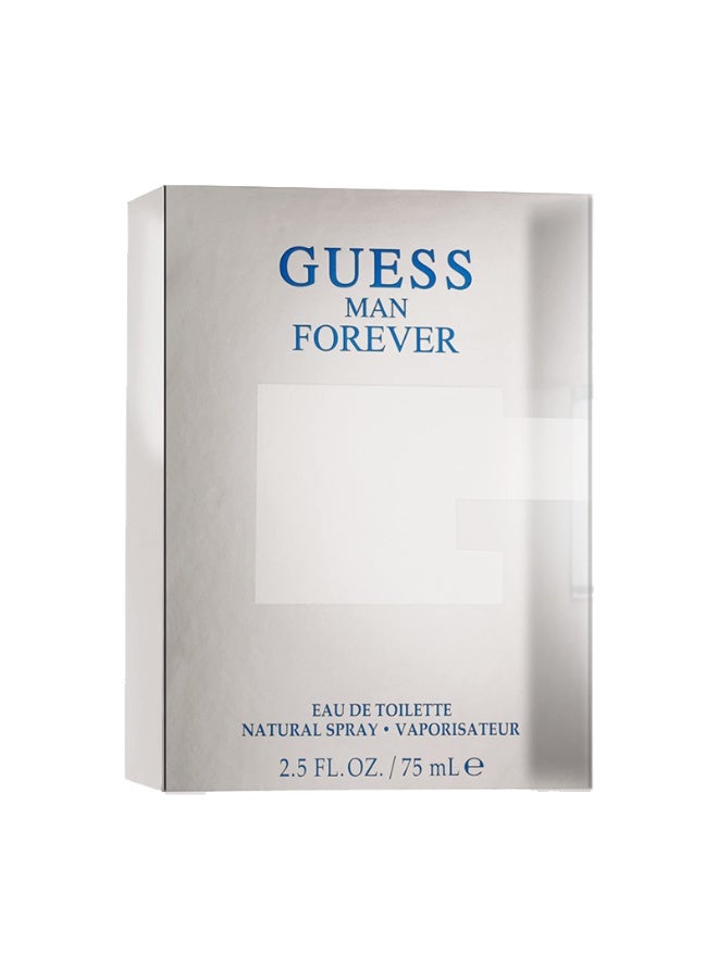 جس Guess Man Forever للرجال أو دو تواليت 75 مل – رائحة خشبية منعشة للرجل العصري - Image 2