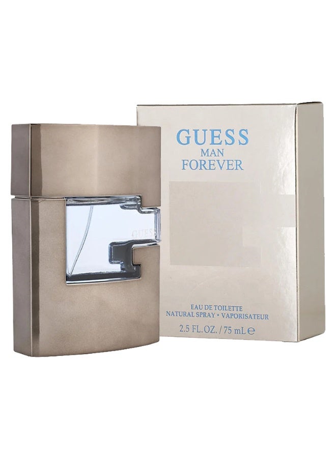 جس Guess Man Forever للرجال أو دو تواليت 75 مل – رائحة خشبية منعشة للرجل العصري - Image 3