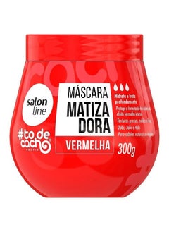 Salon Line Salon Line - Linha #ToDeCacho (Matizadora) - Mascara Vermelha 300 Gr - (#ImWithCurls (Brassiness) - Red Mask Net 10.58 Oz)  - Image 1