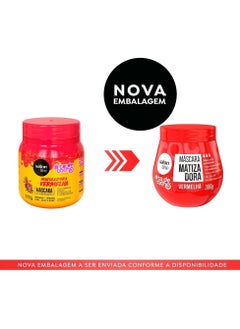 Salon Line Salon Line - Linha #ToDeCacho (Matizadora) - Mascara Vermelha 300 Gr - (#ImWithCurls (Brassiness) - Red Mask Net 10.58 Oz)  - Image 4