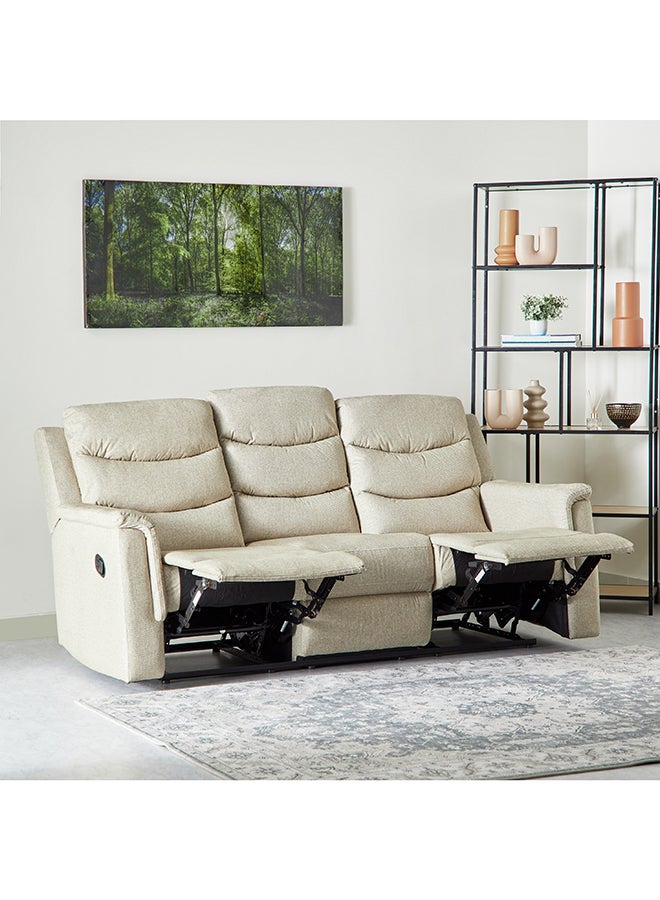 Home Box Vatican 3-Seater Fabric Recliner Sofa with Drop Down Table - Image 3